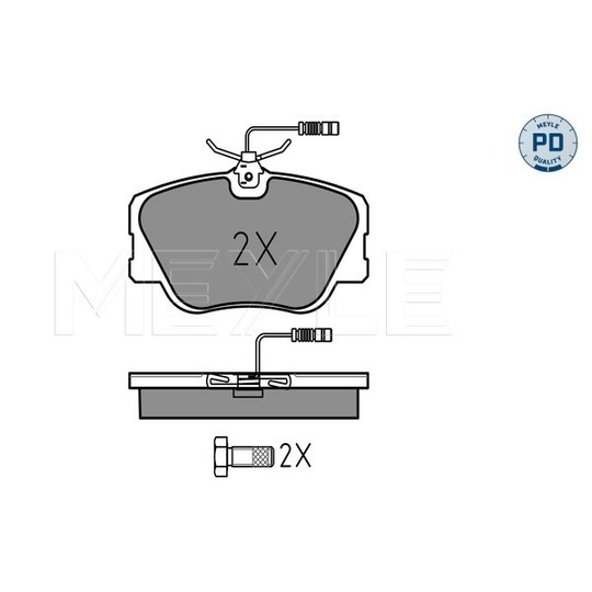 025 209 4119-1/PD - Brake Pad Set, disc brake 