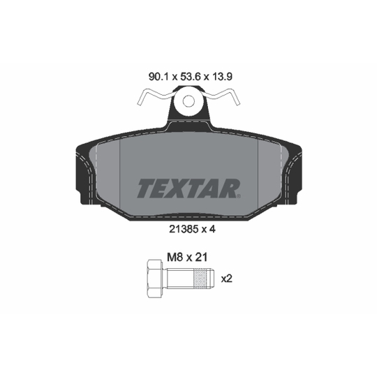 2138501 - Brake Pad Set, disc brake 