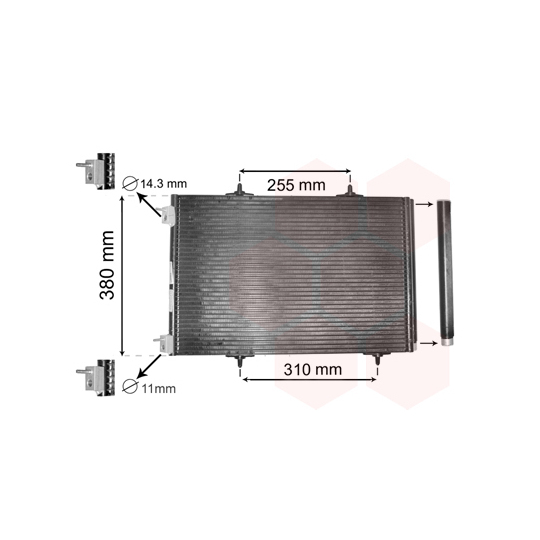 40005291 - Condenser, air conditioning 