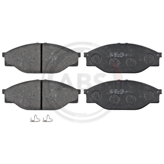 36761 - Brake Pad Set, disc brake 