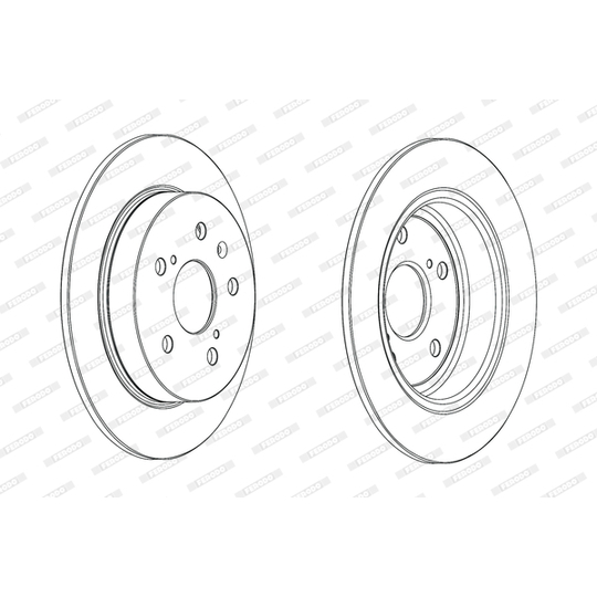 DDF2075C - Brake Disc 