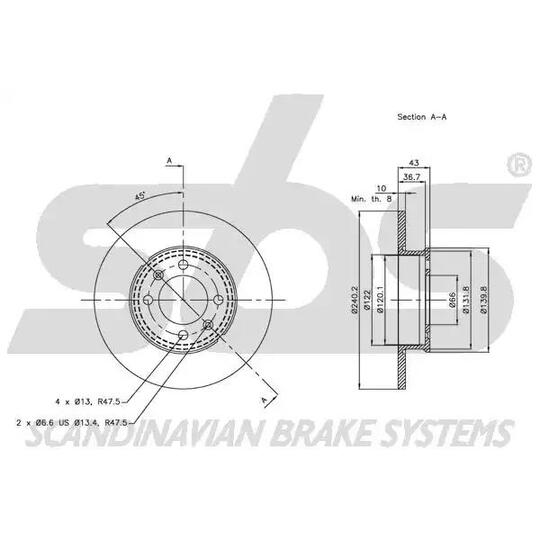 1815204024 - Brake Disc 