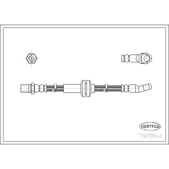 19032664 - Brake Hose 