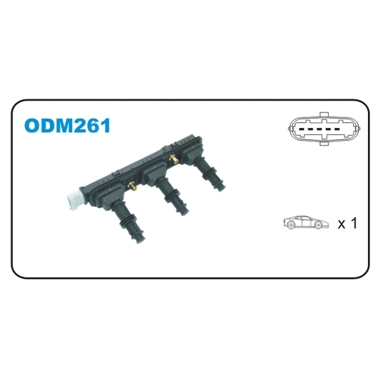 ODM261 - Ignition coil 