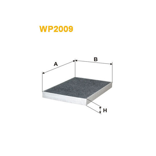 WP2009 - Filter, interior air 