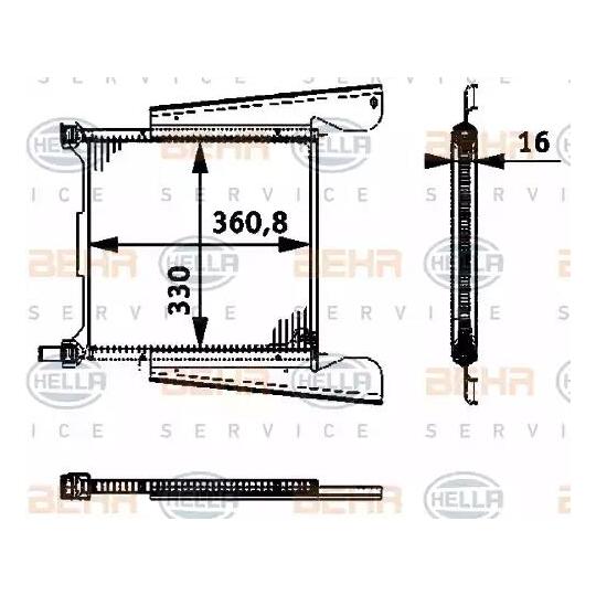 8MO 376 726-411 - Oil Cooler, engine oil 