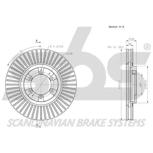 1815203439 - Brake Disc 