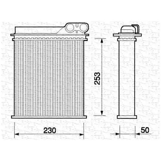 350218105000 - Heat Exchanger, interior heating 