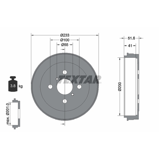 94034600 - Brake Drum 