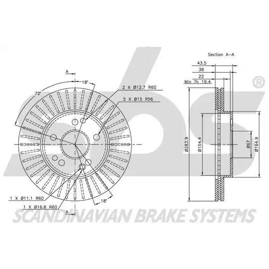 1815203308 - Brake Disc 