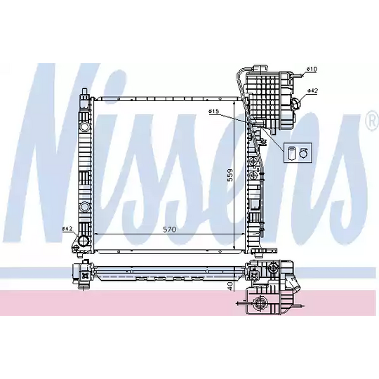 62559 - Radiaator, mootorijahutus 