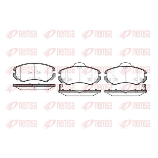 0953.02 - Brake Pad Set, disc brake 