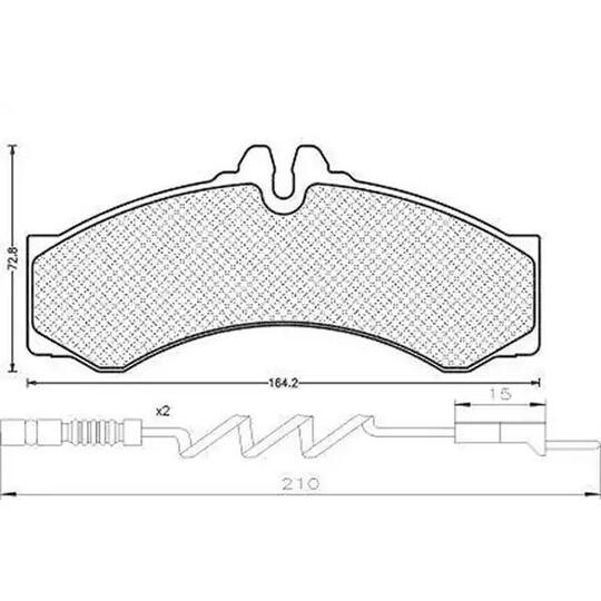 430216171200 - Brake Pad Set, disc brake 