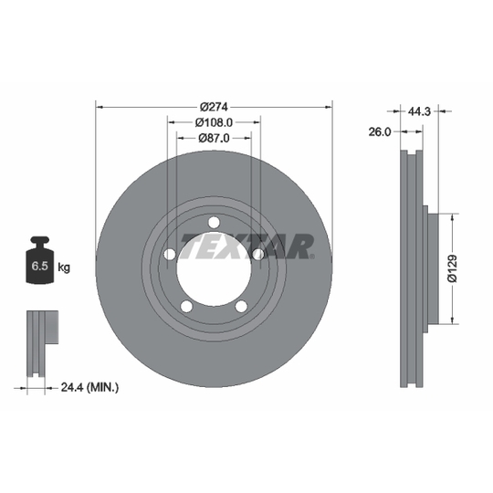 92221800 - Brake Disc 