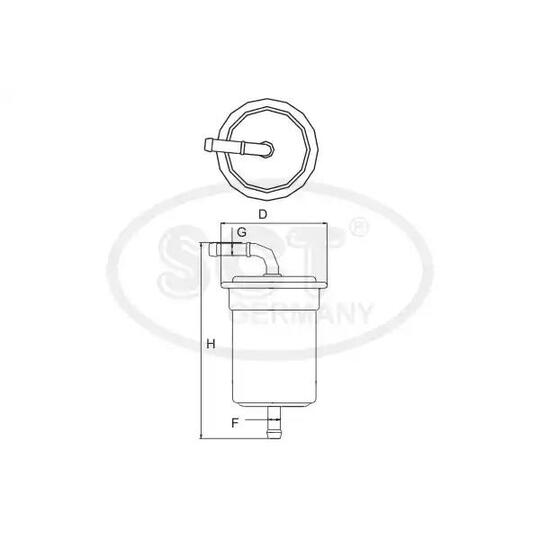 ST 395 - Fuel filter 