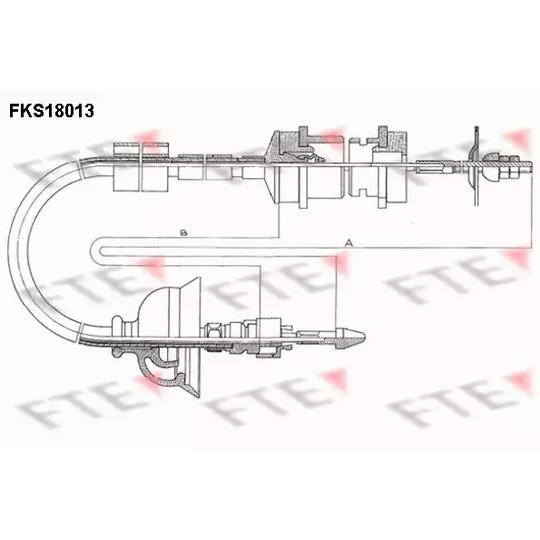FKS18013 - Clutch Cable 