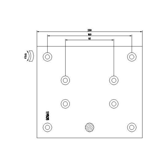 1950505 - Brake Lining Kit, drum brake 