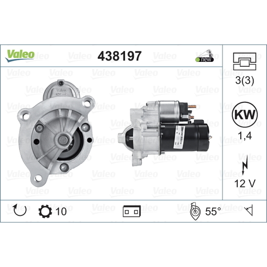 438197 - Käynnistinmoottori 
