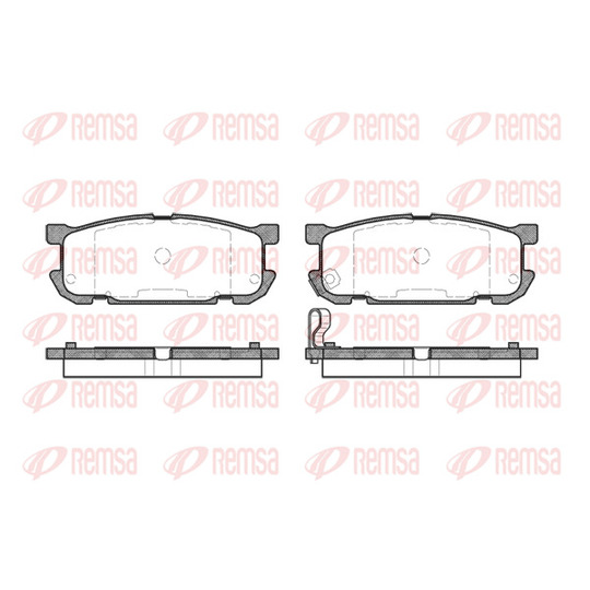 0853.02 - Brake Pad Set, disc brake 