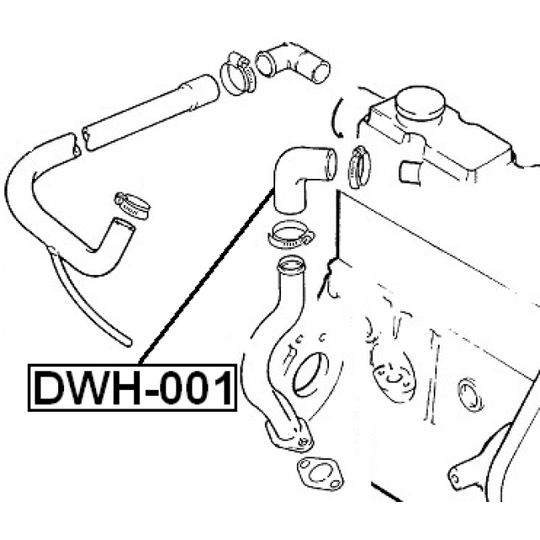 DWH-001 - Kylvätskerör 