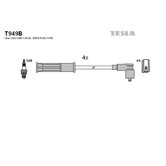 T949B - Ignition Cable Kit 