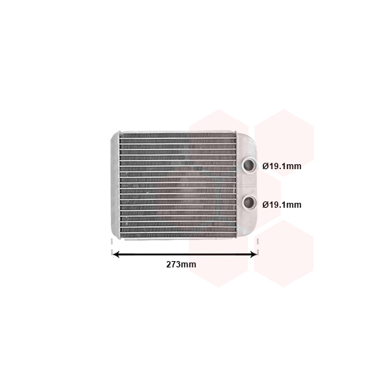 43006343 - Heat Exchanger, interior heating 