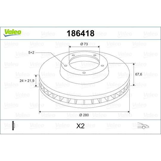 186418 - Brake Disc 