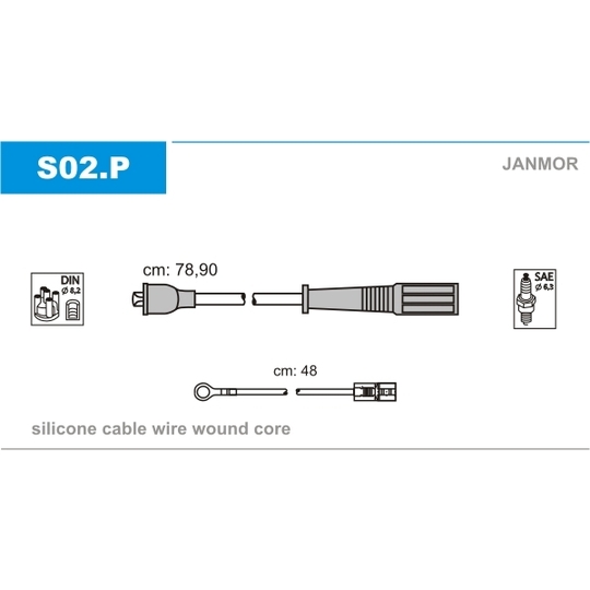 S02.P - Ignition Cable Kit 