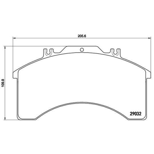 P A6 015 - Brake Pad Set, disc brake 