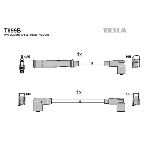 T899B - Süütesüsteemikomplekt 