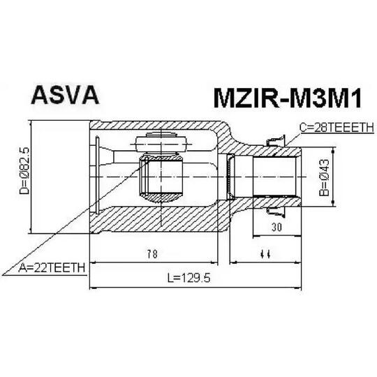 MZIR-M3M1 - Nivelsarja, vetoakseli 