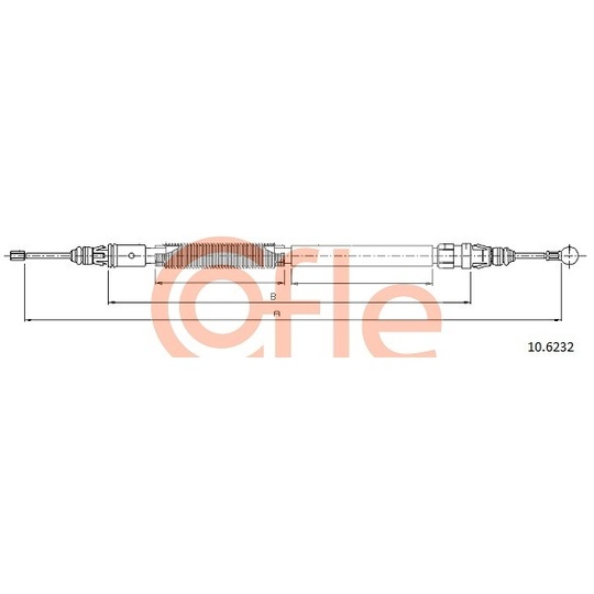 10.6232 - Cable, parking brake 