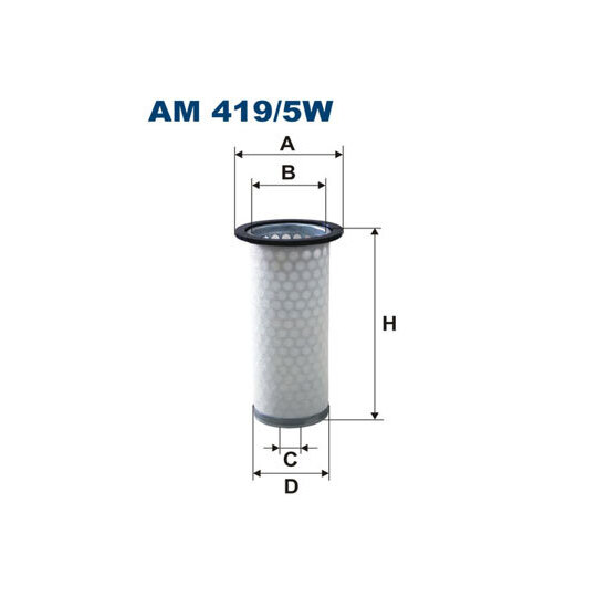 AM 419/5W - Toisioilmasuodatin 