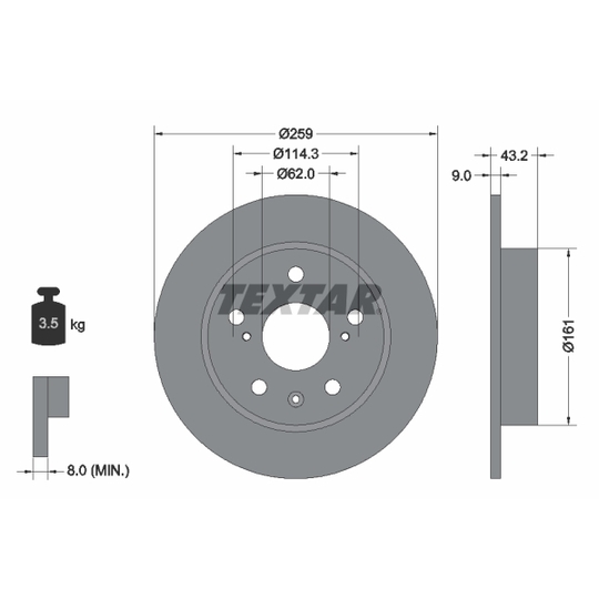 92268403 - Brake Disc 