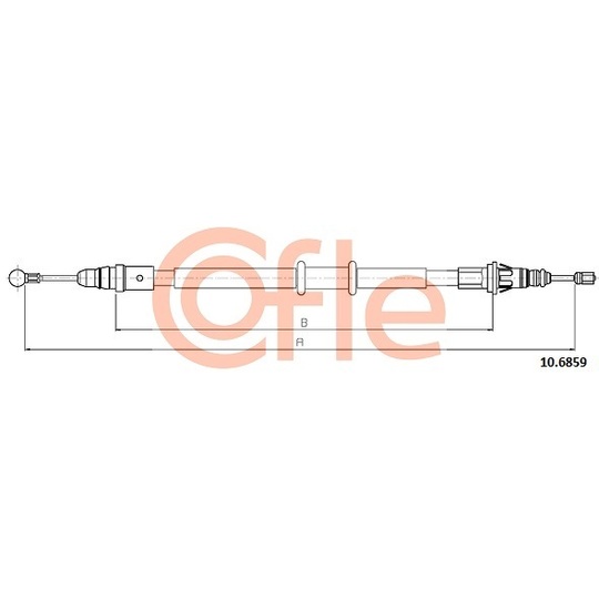 10.6859 - Cable, parking brake 