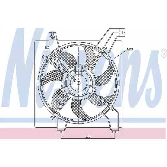 85368 - Fan, radiator 