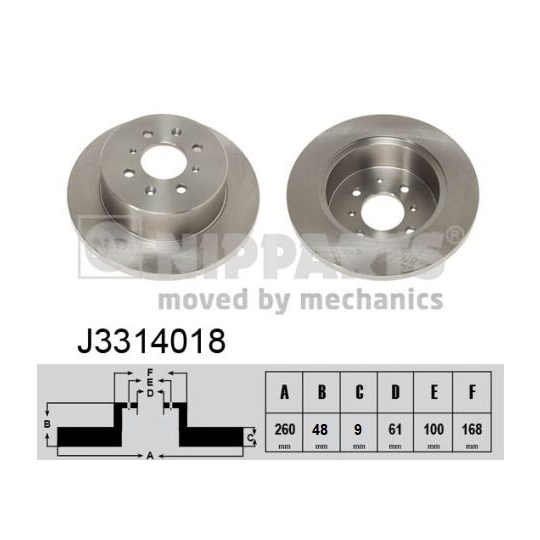 J3314018 - Brake Disc 