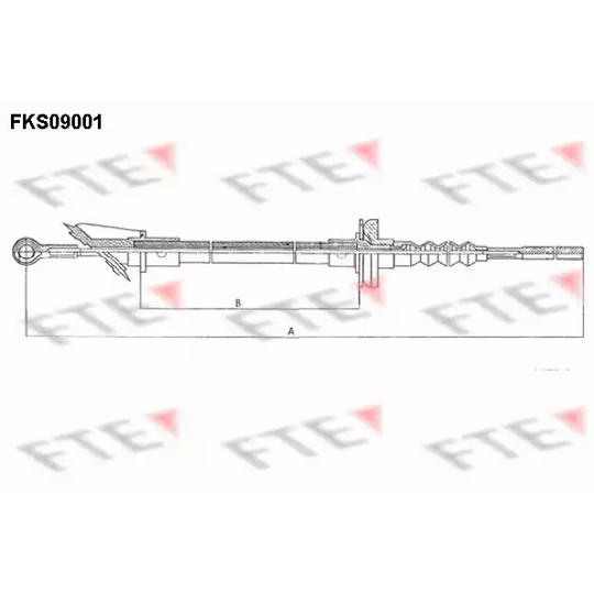 FKS09001 - Clutch Cable 