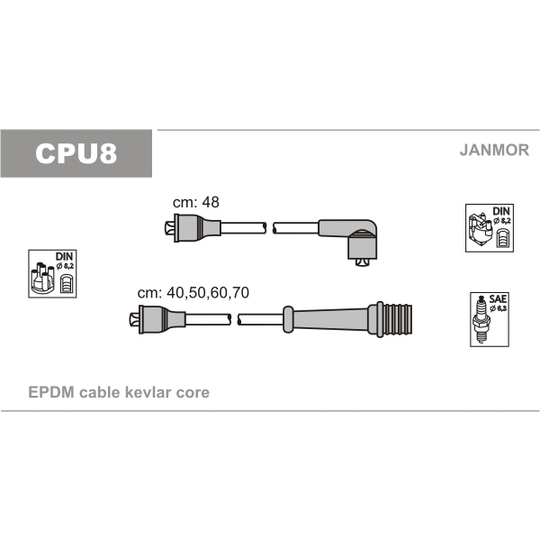 CPU8 - Ignition Cable Kit 