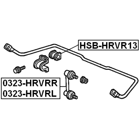 HSB-HRVR13 - Kinnitus, stabilisaator 