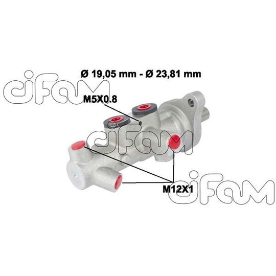 202-626 - Brake Master Cylinder 