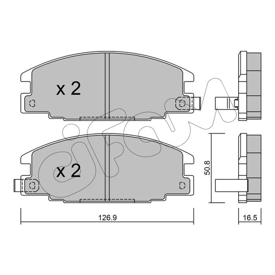 822-244-0 - Brake Pad Set, disc brake 