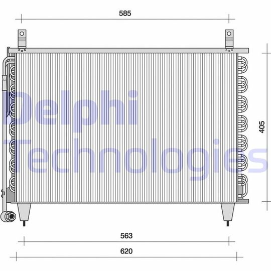 TSP0225042 - Condenser, air conditioning 