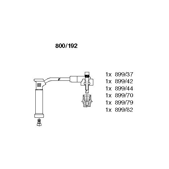 800/192 - Ignition Cable Kit 