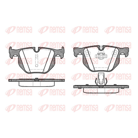 0381.60 - Brake Pad Set, disc brake 