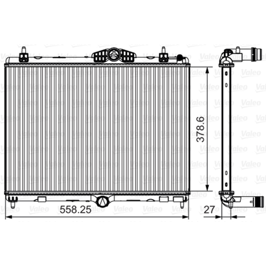 735631 - Radiator, engine cooling 