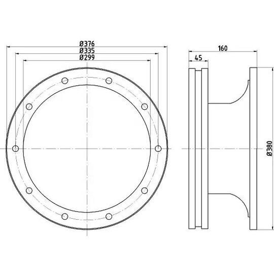 CVD615 - Brake Disc 