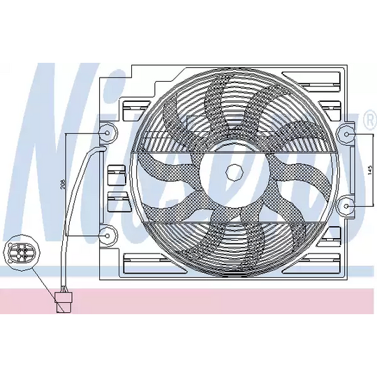 85629 - Fan, A/C condenser 