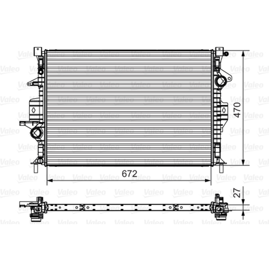 735551 - Radiator, engine cooling 