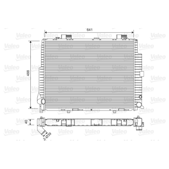 734796 - Radiator, engine cooling 